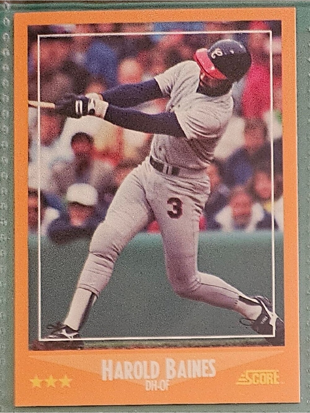 1988 Score Harold Baines (HOF)  #590 Chicago White Sox